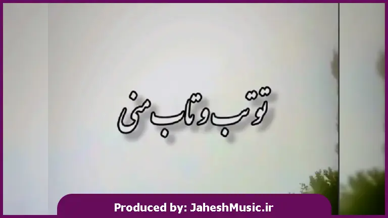 دانلود آهنگ تو تب و تاب منی دورت بگردم تو حسن ناب منی درمون دردم از 